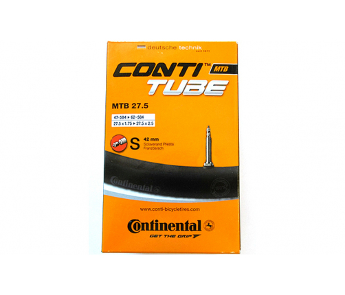 Велосипедная камера Continental 27.5 x 1.75/2.50 Presta 42 mm