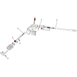 Kahvli kauglukustuse teeninduskomplekt RockShox Xloc Full Sprint