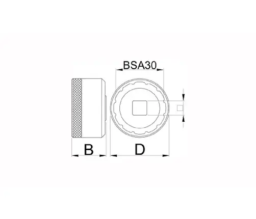 Unior įrankis miniklio velenui Unior 1671.BSA30