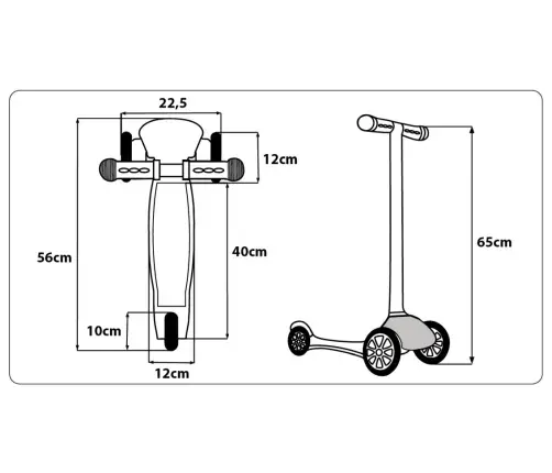 Kolmerattaline roller Seven Paw Patrol Girls Kolmerattaline roller Seven Paw Patrol Girls