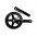Crankset Lasco AS6