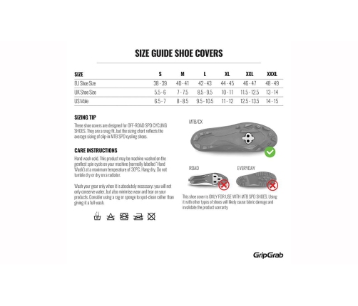 GripGrab shoe cover GripGrab Arctic X Waterproof Deep Winter MTB/CX XL 44-45