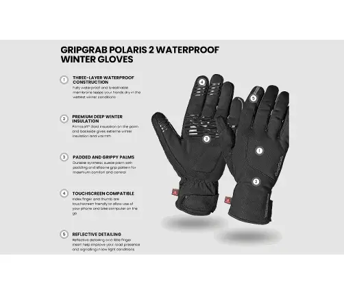 GripGrab talvekindad GripGrab Polaris 2 Waterproof Winter S