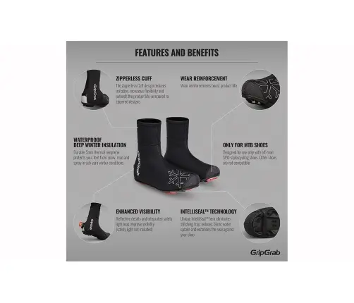 GripGrab antbačiai GripGrab Arctic X Waterproof Deep Winter MTB/CX XXXL 48-49