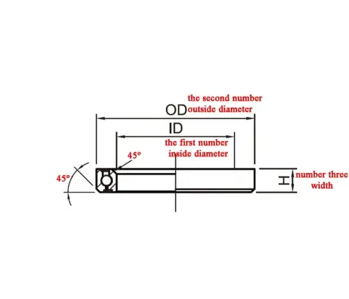 Подшипник Enduro Bearings ACB 4545 125L Stainless Steel 1-1/4"