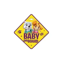 Ženklas Baby on board Seven Paw Patrol Girls Ženklas Baby on board Seven Paw Patrol Girls