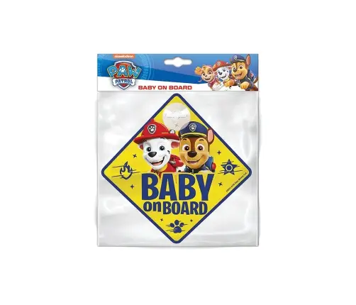 Знак Baby on board Seven Paw Patrol Boys
