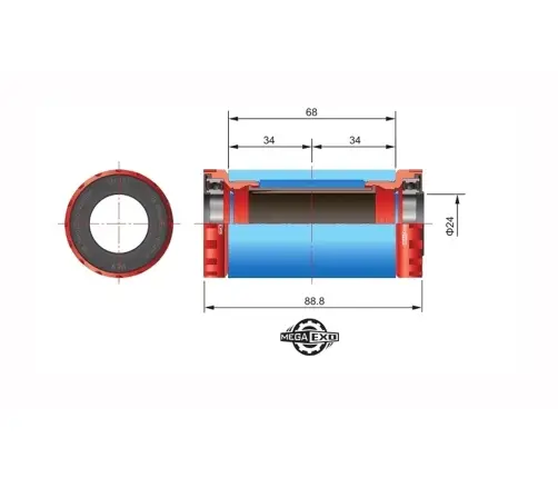 Bottom bracket FSA MegaExo BB-6000 Road