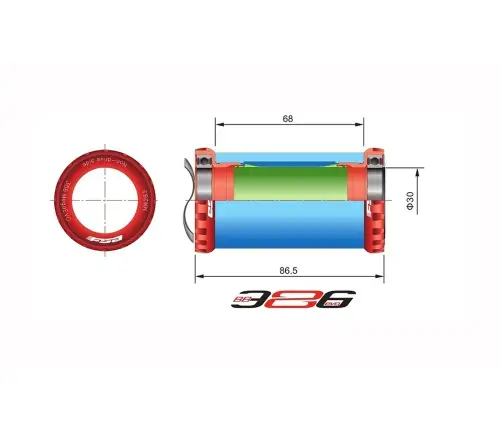Bottom bracket FSA MegaEVO 386 Road