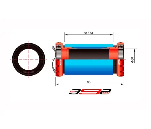 Bottom bracket FSA MegaEVO 392 MTB
