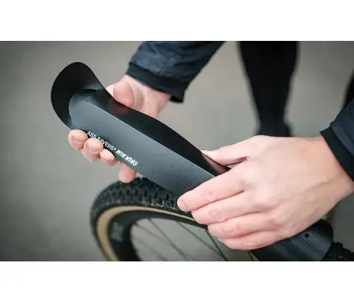 Mudguard rear Ass Savers Win Wing 2 Gravel Black Dot