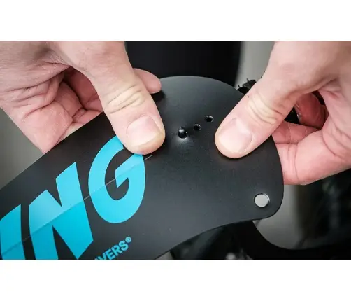 Mudguard rear Ass Savers Win Wing 2 Gravel Black Dot