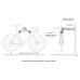 Bicycle hanger Ibera IB-ST4