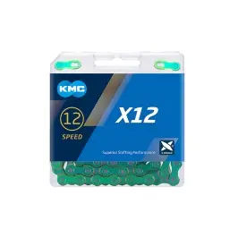 Цепь KMC X12 Aurora Green