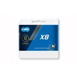 Цепь KMC X8 Silver Grey