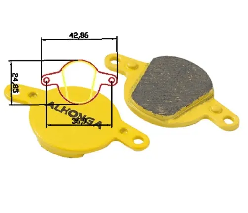 Stabdžių trinkelės D-brake Alhonga