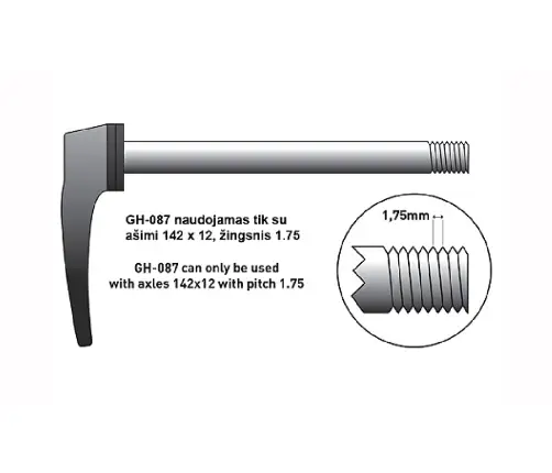 Gear hanger Union GH-087