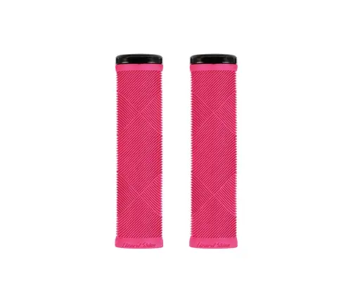 Stūres rokturi Lizard Skins Strata Single Lock-On Neon Pink