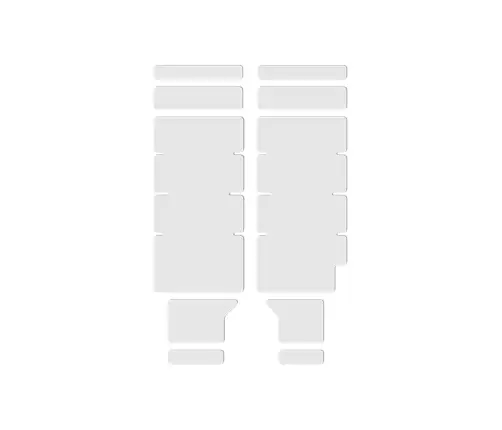 Kahvli kaitsekomplekt Lizard Skins Gloss Clear