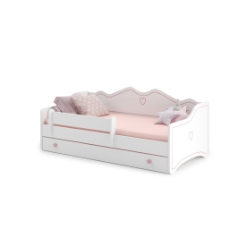 Children's teenage bed Emma with mattress 180x80 Pink