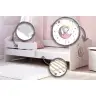 Детская кровать LUK 140x70 с бортиком и матрасом Sleeping princess
