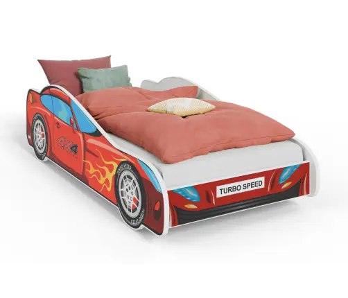 Детская кровать Car II с матрасом 165x84x49 см, автомобиль 4x4
