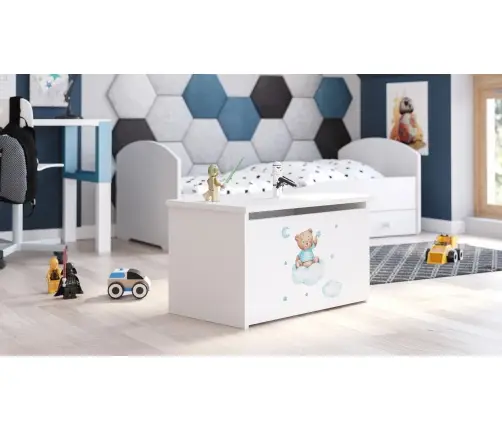 Bērnu rotaļlietu kaste DARIA Blue Bear
