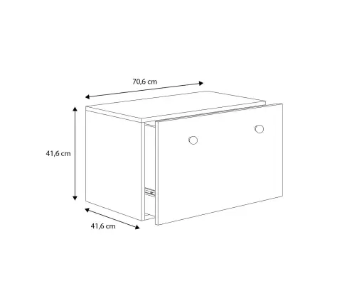 Bērnu rotaļlietu kaste INGA grey
