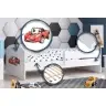 Children's Bed Luk with Mattress and Safety Barrier 164 cm x 85 cm x 63 cm 160x80 Racing car