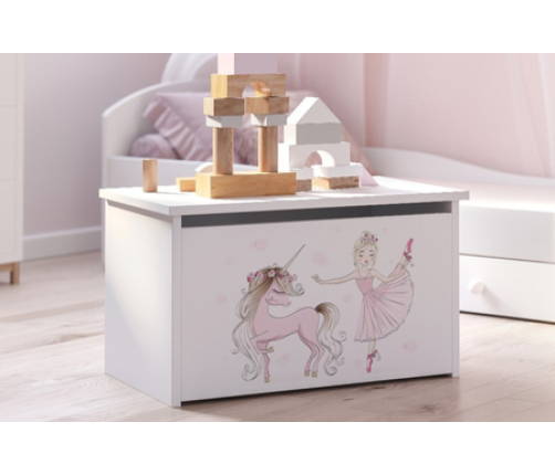 Bērnu rotaļlietu kaste DARIA Unicorn