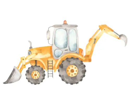 Bērnu rotaļlietu kaste DARIA Excavator