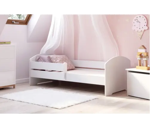 Bērnu gulta LUK 140x70 ar aizsargmaliņu un matraci