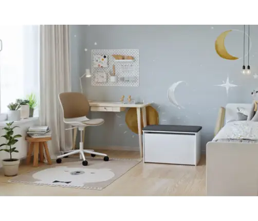 Bērnu rotaļlietu kaste DARIA graphite panel