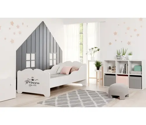 Детская кровать Anna 160x80 с матрасом Принцесса