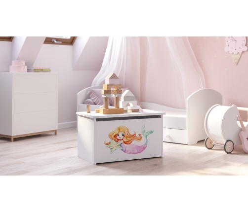 Bērnu rotaļlietu kaste DARIA Mermaid