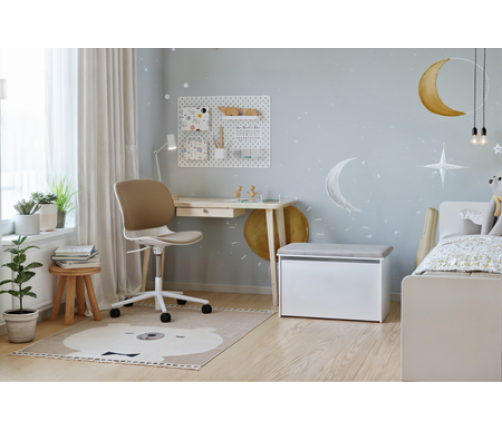 Bērnu rotaļlietu kaste DARIA grey panel