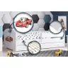 Lastevoodi LUK sahtliga ja madratsiga 140x70 Racing car