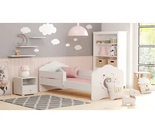 FALA children's bed with safety barrier 160x80 Sleeping princess