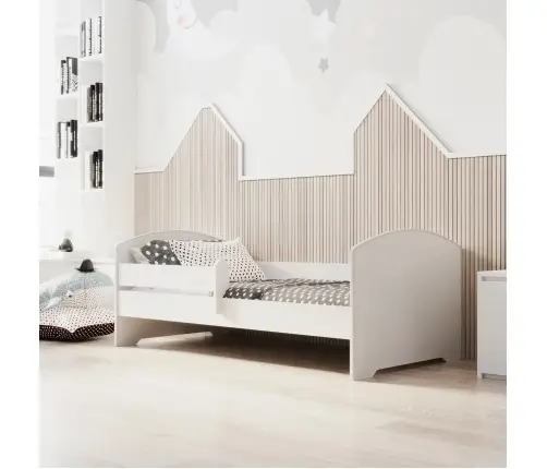 Bērnu gulta LUK 140x70 ar aizsargmaliņu un matraci