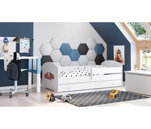 Kids Bed LUK with Drawer and Mattress 160x80 Racing car Kids Bed LUK with Drawer and Mattress 160x80 Racing car