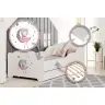 Laste üheinimesevoodi sahtli ja madratsiga Anna Sleeping Princess 140x70