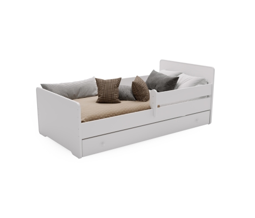 Односпальная кровать с ящиком и матрасом Max 160x80