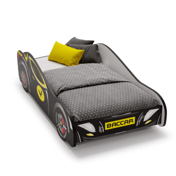 Batman Car II Children's Bed 160x80 with Mattress Black