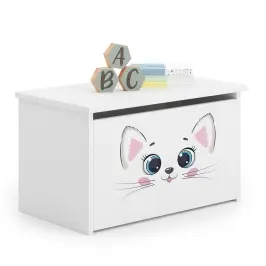 Bērnu rotaļlietu kaste DARIA Pink cat