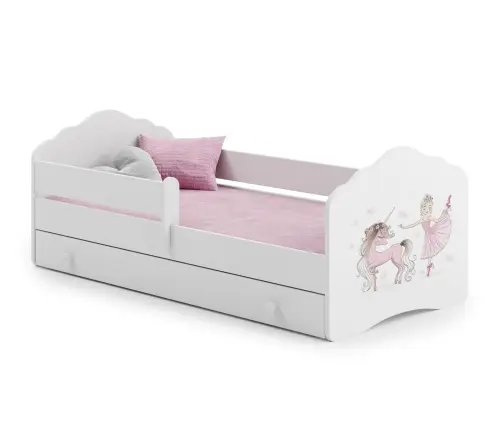 Детская кровать FALA 140x70 с ящиком Girl with unicorn Детская кровать FALA 140x70 с ящиком Girl with unicorn