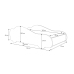 Bērnu gulta Batman Car II 140x70 cm ar matraci – zila