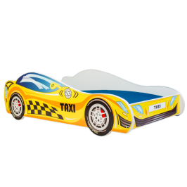 Children's Batcar Bed 140x70 with Mattress Taxi