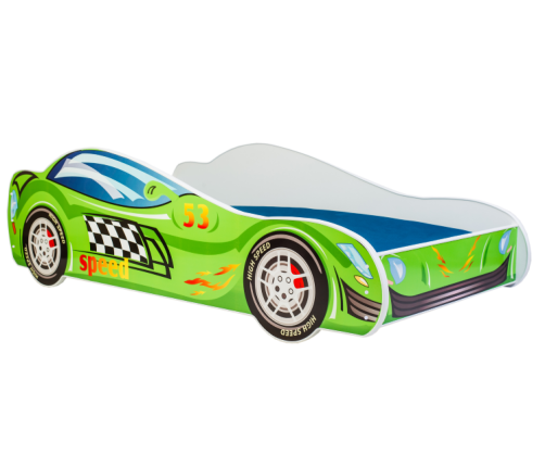 Детская кровать Batcar 140x70 с матрасом – Speed