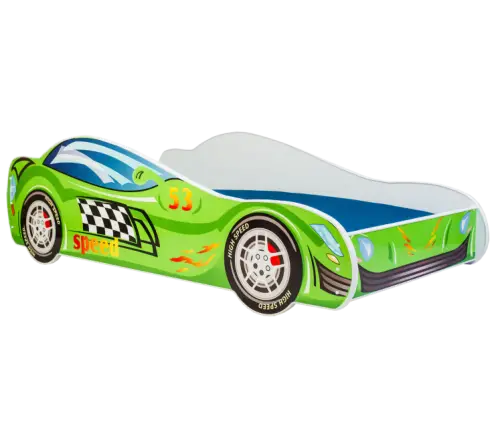Bērnu gulta Batcar 140x70 ar matraci – Speed