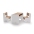 Bērnu galda un divu bērnu krēslu komplekts white/oak craft gold colour